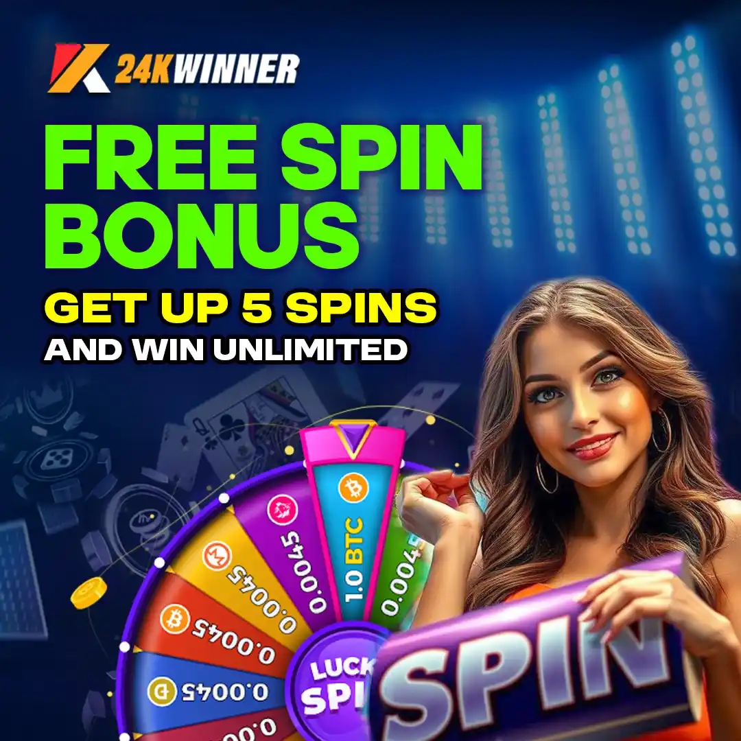Image from 24kwinner Official Channel: *24K WINNER SLOT BONUS MADNESS!* Get *FREE SPINS* up to 5 TIMES with...