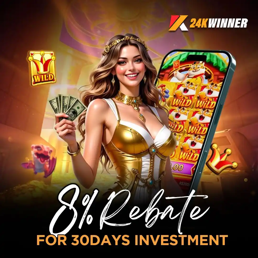 Image from 24kwinner Official Channel: *24KWINNER 8% REBATE!* *Get up to 8% REBATES on special 30 DAYS!* ...