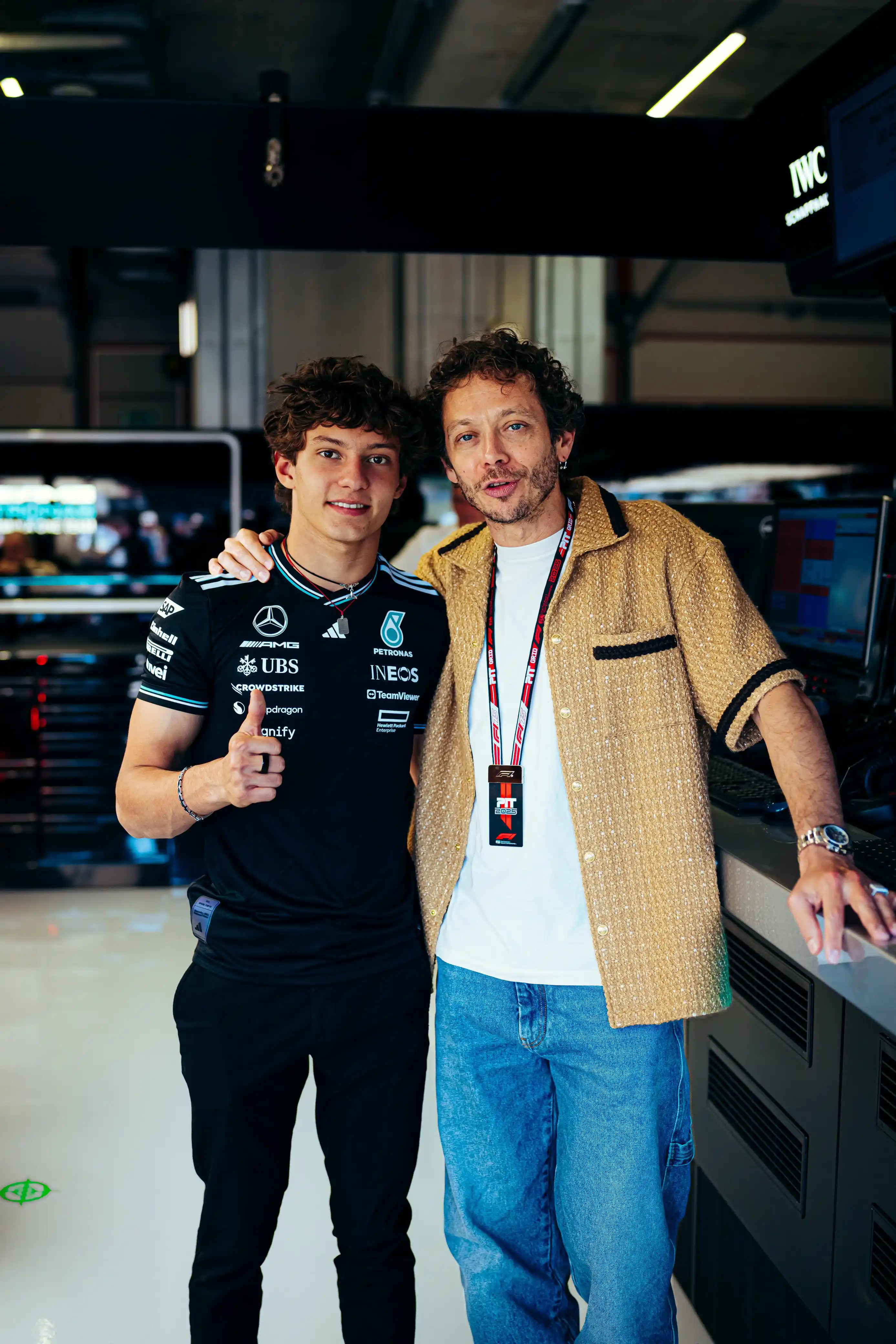 Image from Mercedes-AMG PETRONAS F1: KA12 x VR46 🇮🇹...