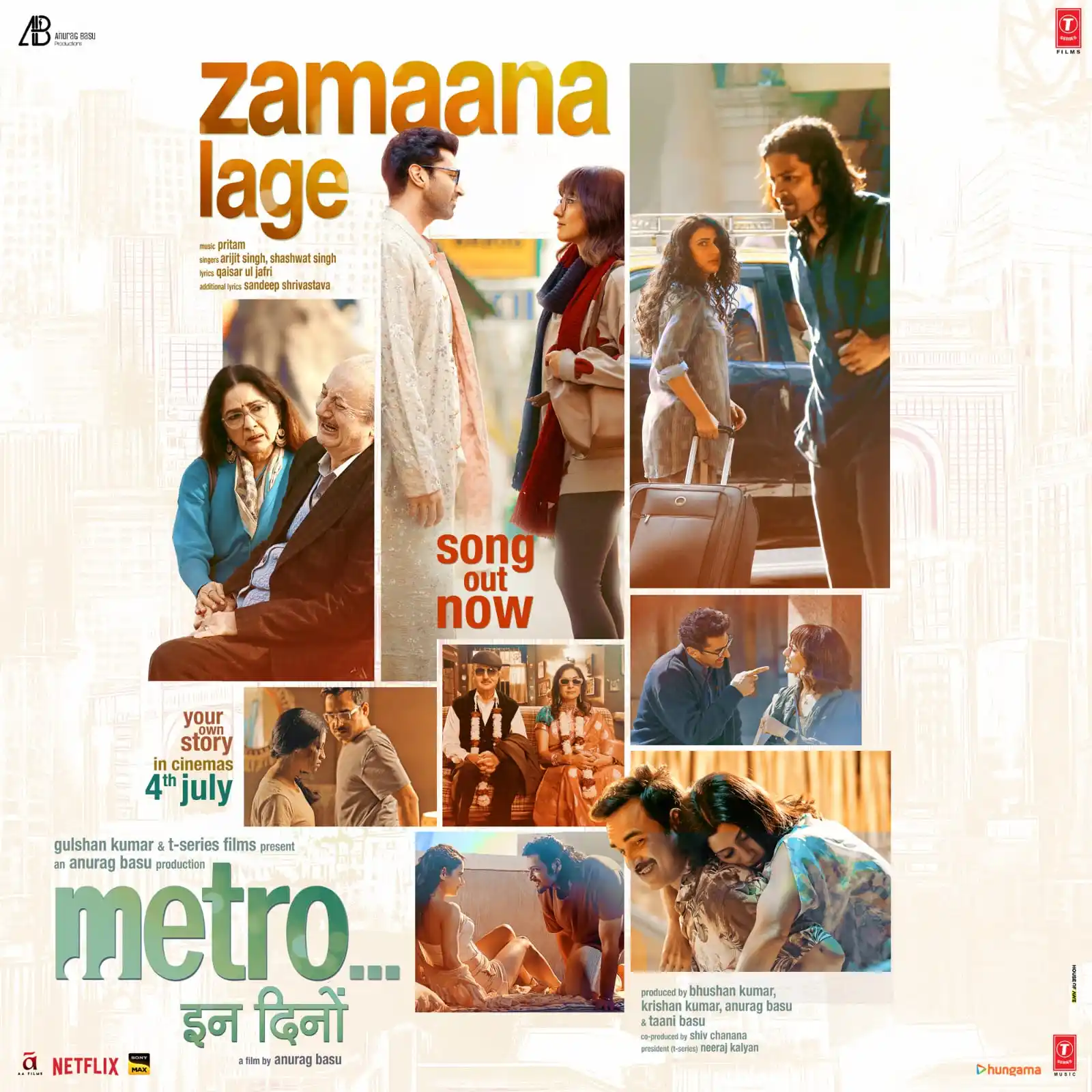 Image from T-Series: Zamaana Lage — a melody for every memory, a verse for every version of...
