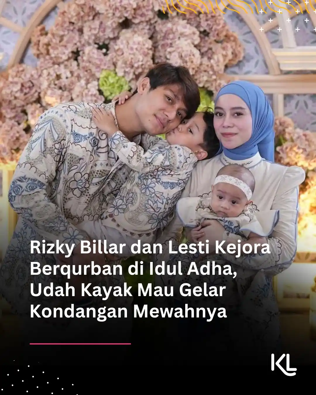 Image from KapanLagi.com: Billar mengunggah beberapa foto dari acara Leslar Berqurban yang dekor...
