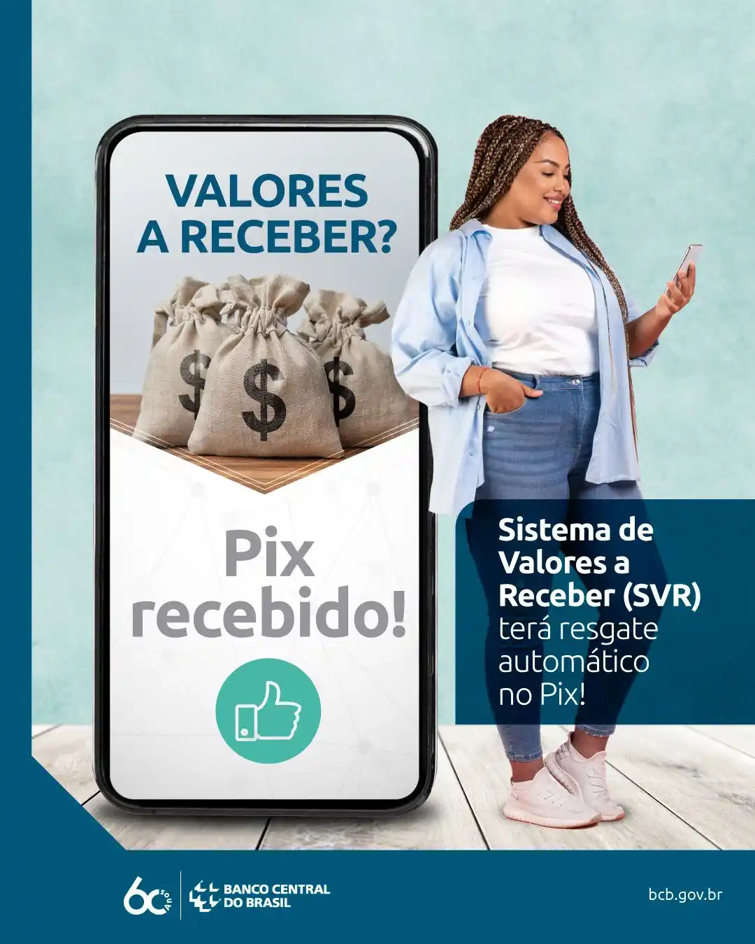 Image from Banco Central do Brasil: Novidade boa no Sistema de Valores a Receber, o SVR. A partir de 27 de...