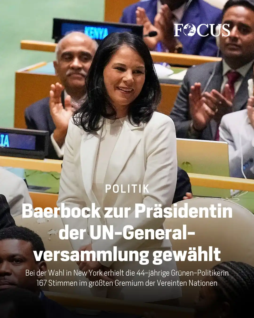 Image from FOCUS Magazin: Die ehemalige deutsche Außenministerin Annalena Baerbock wird die näch...