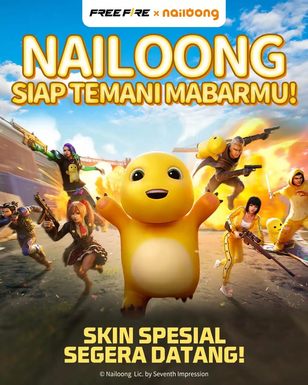 Image from Garena Free Fire Indonesia: Penantian telah berakhir, akhirnya terwujud! Free Fire dengan bangga m...