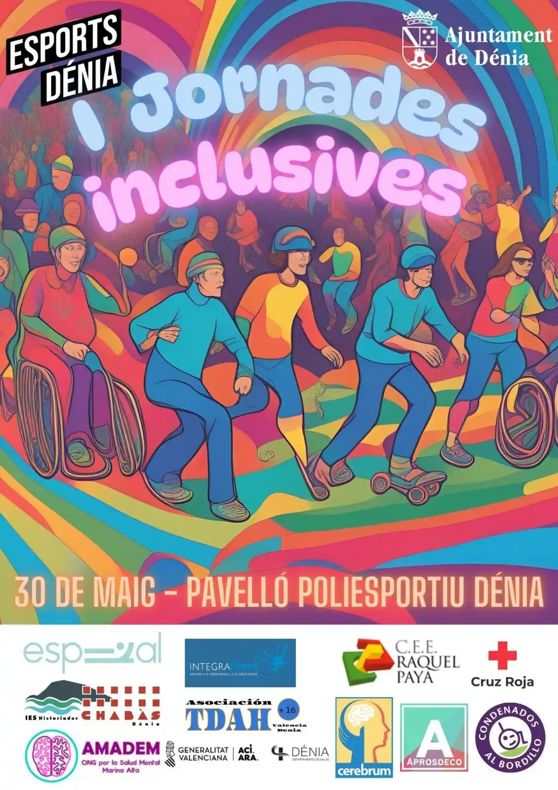 Image from Esports Dénia: 🤝I Jornades d'Esport Inclusiu a Dénia Des de Esports Dénia organitz...