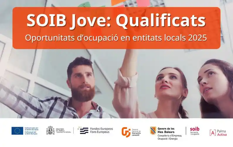 Image from PalmaActiva: 📣 Noves ofertes del programa SOIB Oportunitats d’Ocupació per a Perso...