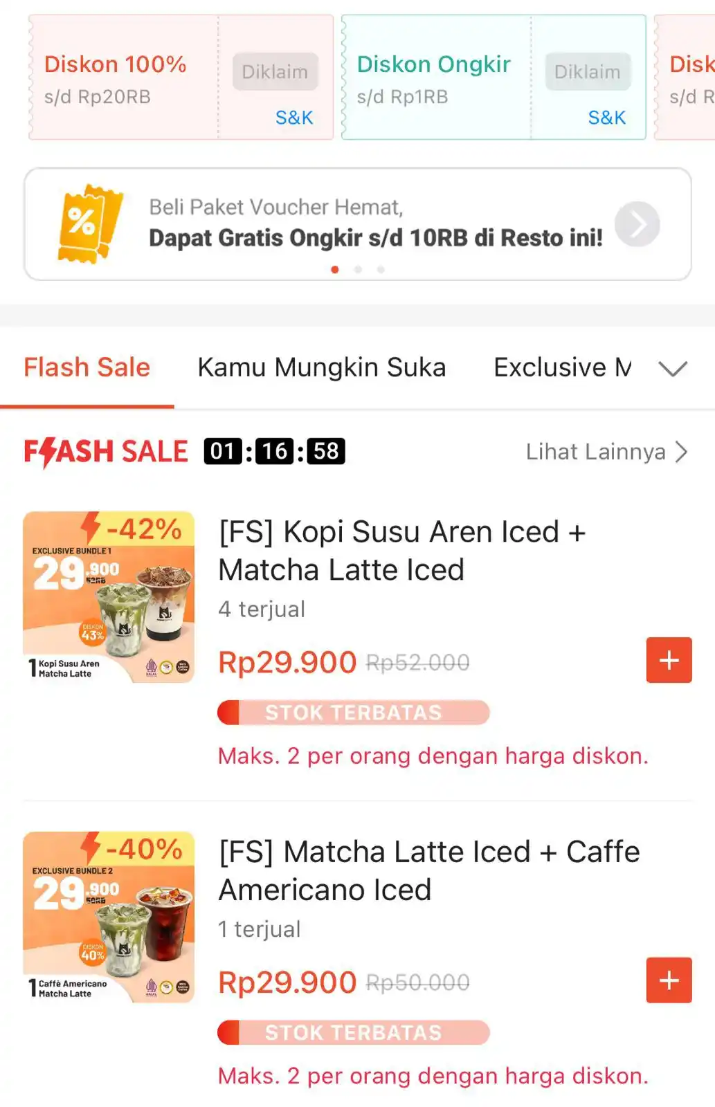 Image from Racun shopee 🛒🎀: Tomoro Coffee Flashsale Buy 1 Get 1☕️‼️  dapet Matcha Latte/ Kopi Susu...