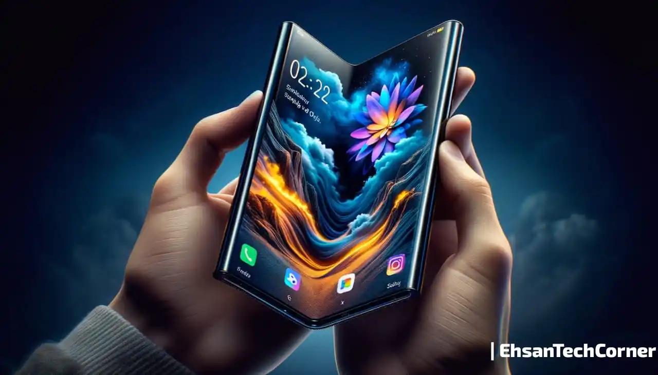 Image from EhsanTechCorner Official: *Support: Samsung develops foldable OLED display for Apple's iPhone*  ...