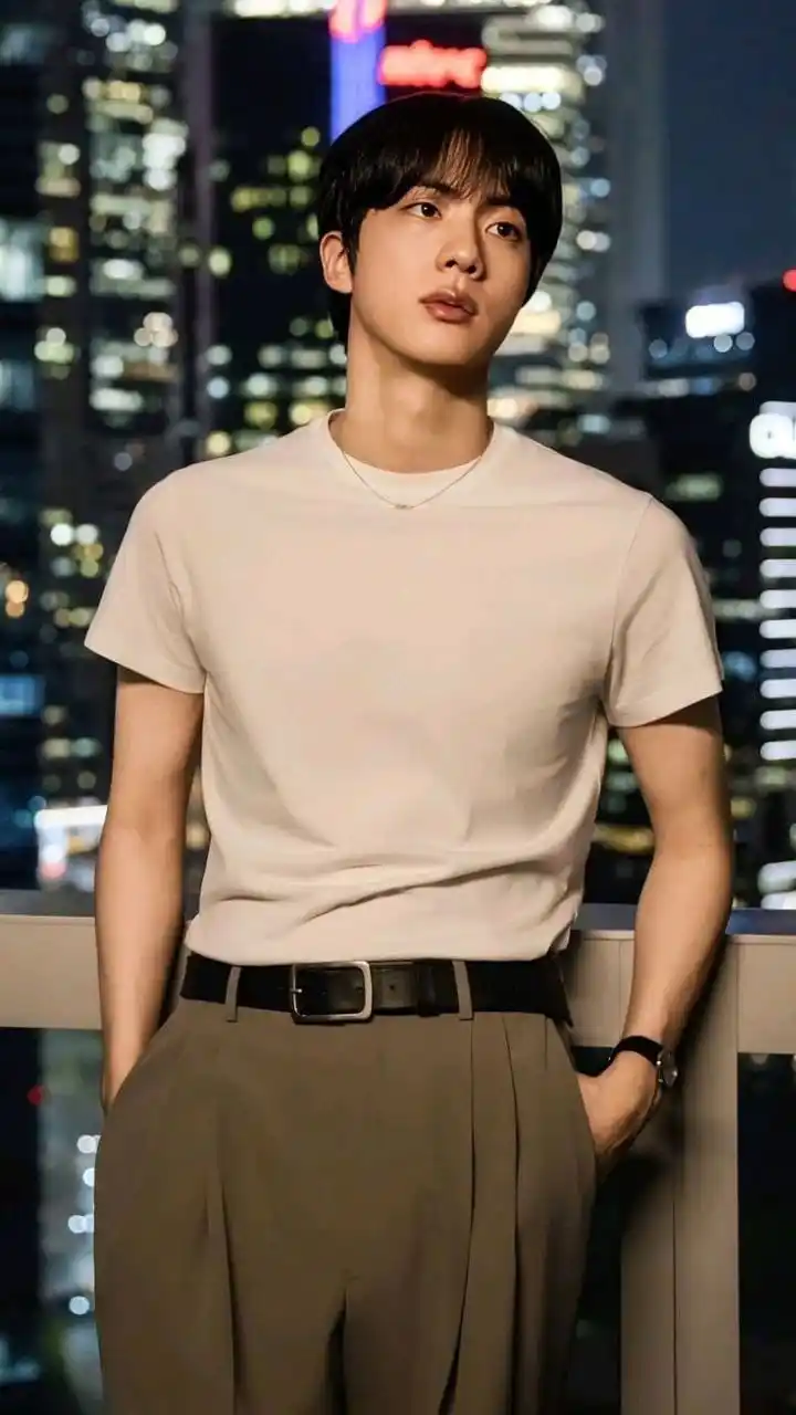 Image from BTS⁷ ARMYS NEWS ⟭⟬ 💜✨ 🫶: *📈 | A música "Don't Say You Love Me" de Jin tornou-se a música de K-...