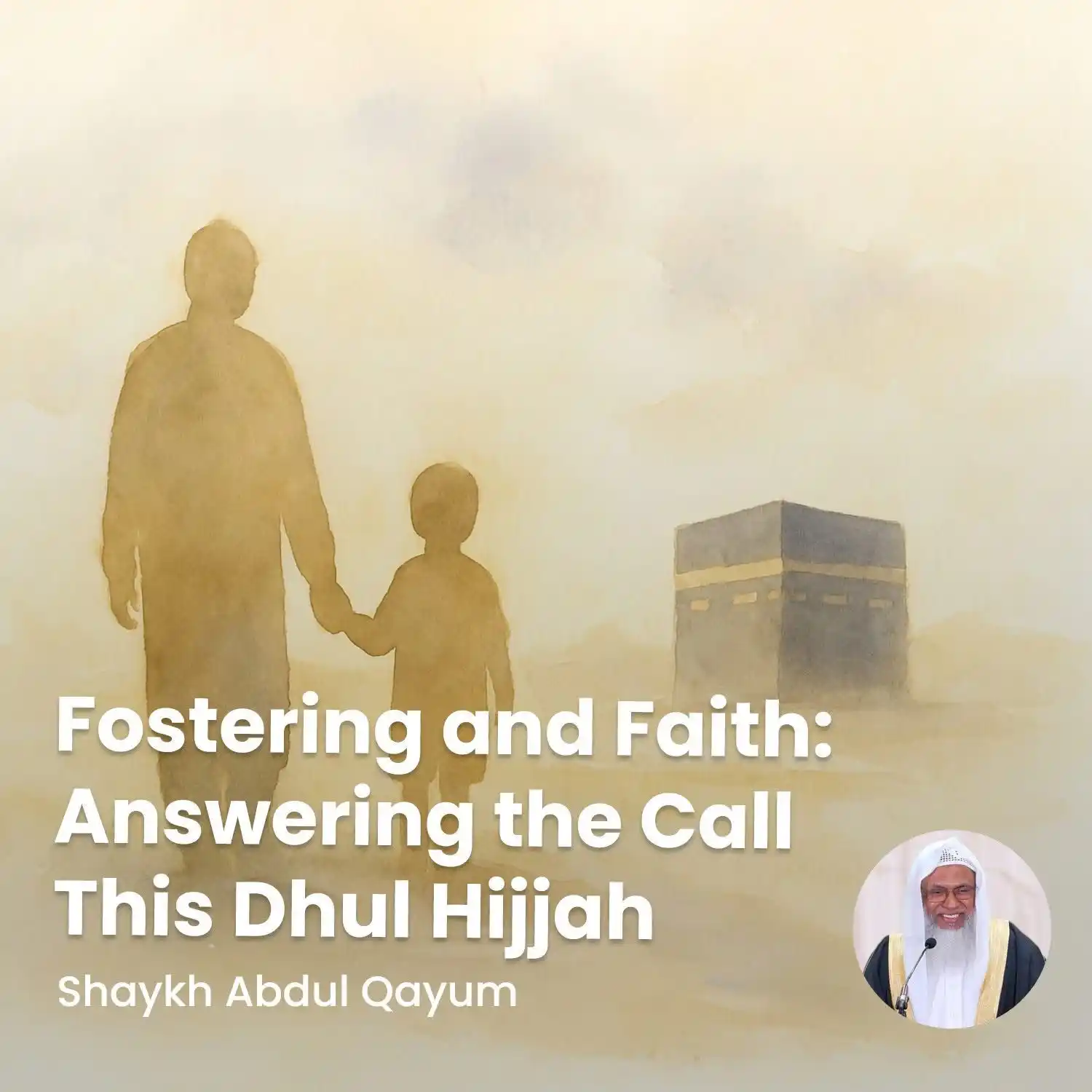 Image from East London Mosque & London Muslim Centre: 🌙 As the sacred days of Dhul Hijjah approach, Shaykh Abdul Qayum call...