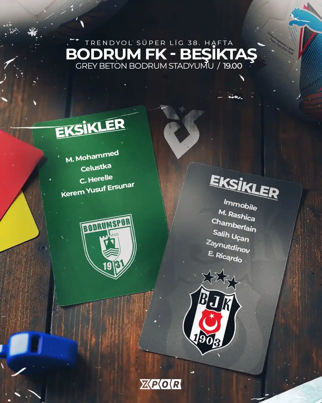 Image from Zpor: Bodrumspor sahasında Beşiktaş’ı konuk ediyor. Sence siyah beyazlılar l...