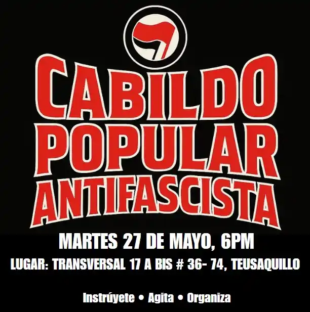 Image from Milton Fabiani: 🚩🏴 *CABILDO POPULAR ANTIFASCISTA* Ante el avance del Fascismo es tie...