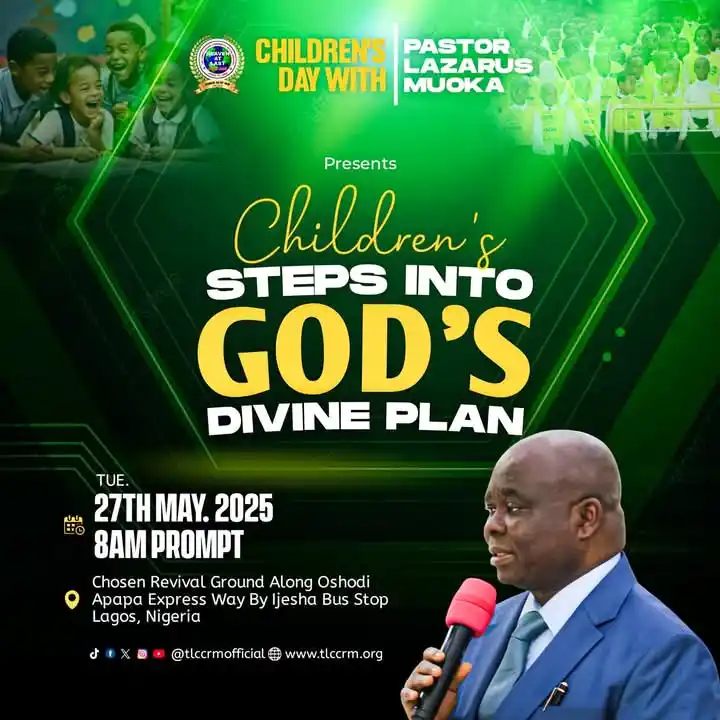 Image from The Lord's Chosen Charismatic Revival Ministries: CHILDREN'S DAY CELEBRATION 2025 It's that special time of the year ag...