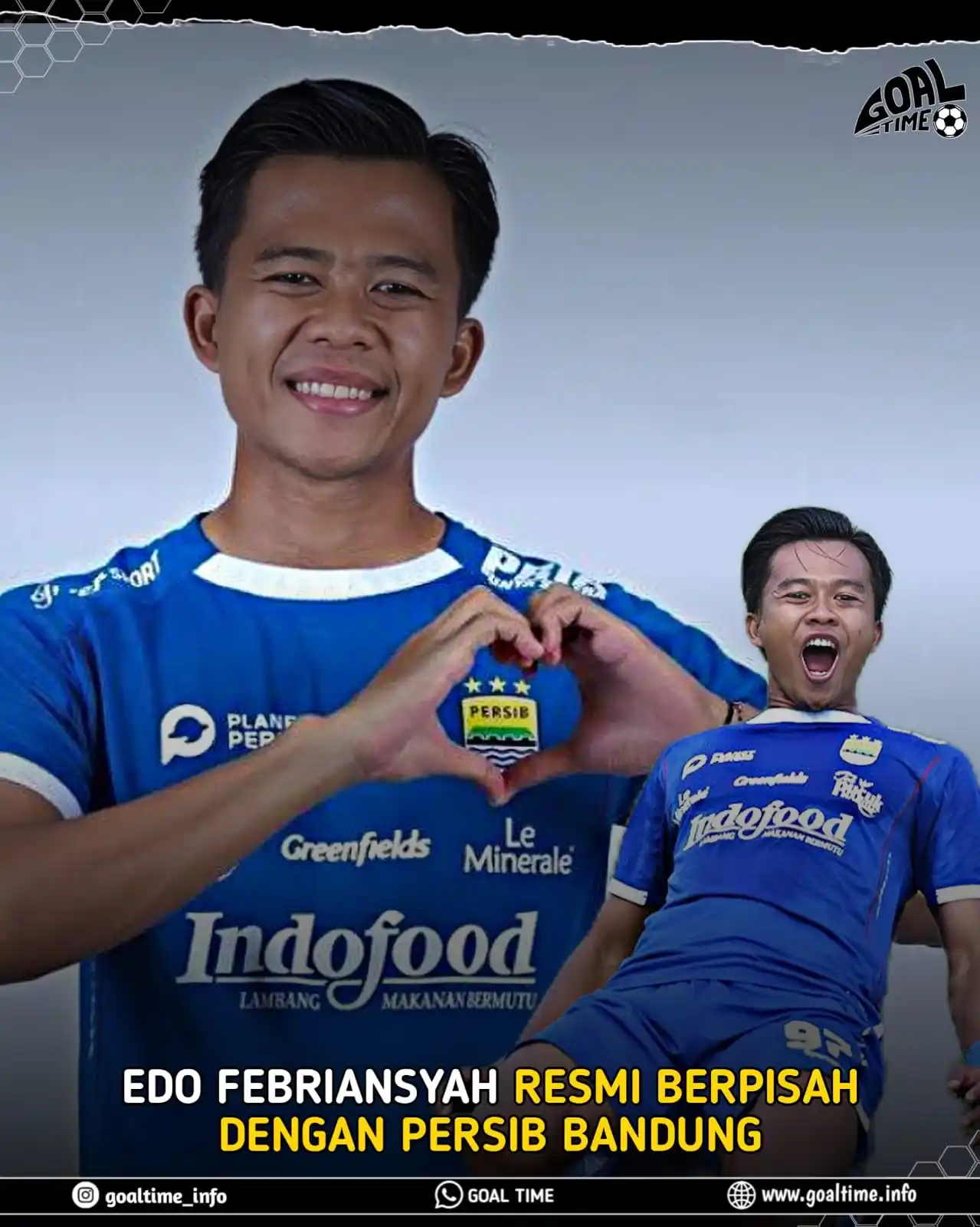 Image from GOAL TIME: Edo Febriansah Resmi Tinggalkan PERSIB, Dua Musim Penuh Kenangan Perj...