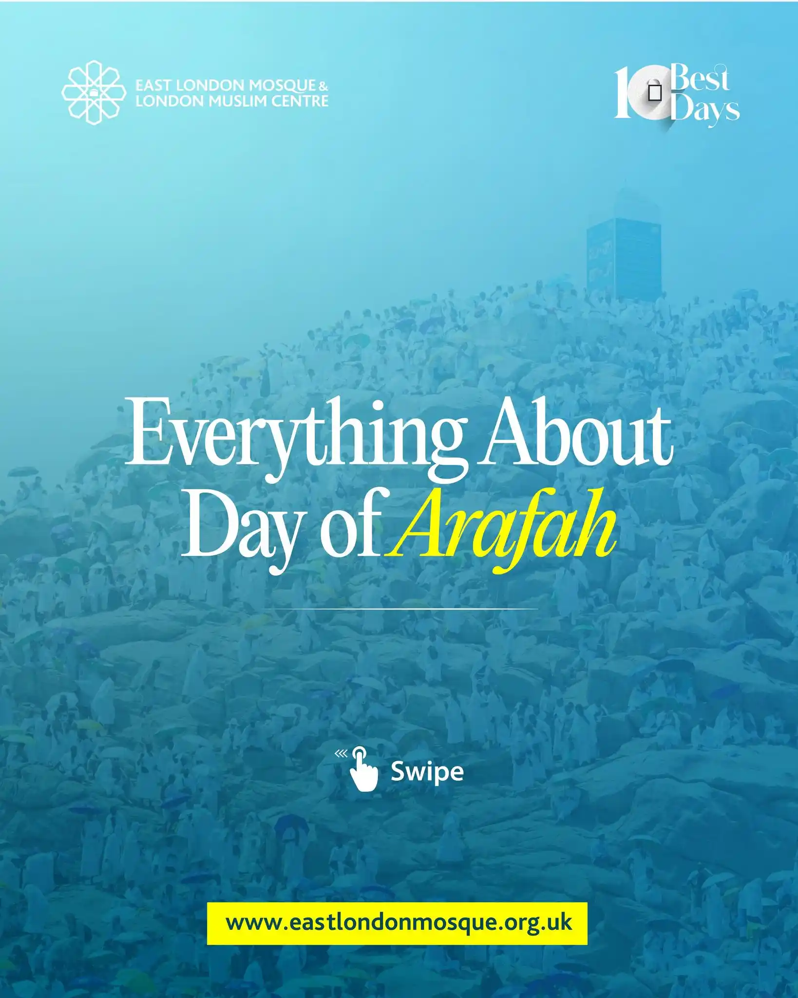 Image from East London Mosque & London Muslim Centre: 🕋 *ELM Dhul Hijjah Reminders: Day of Arafah - Thu 5th June* The Day ...