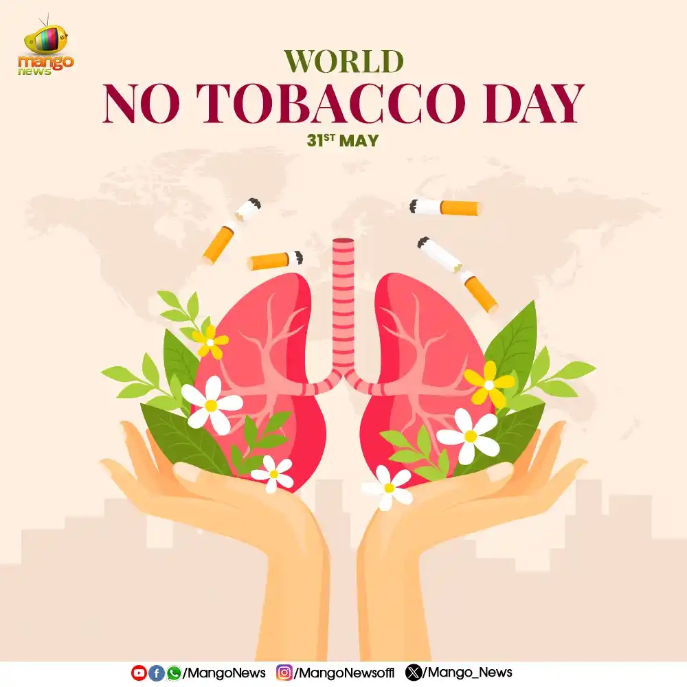 Image from Mango News: Every life matters. Every breath counts. *🚭Say no to tobacco, today a...