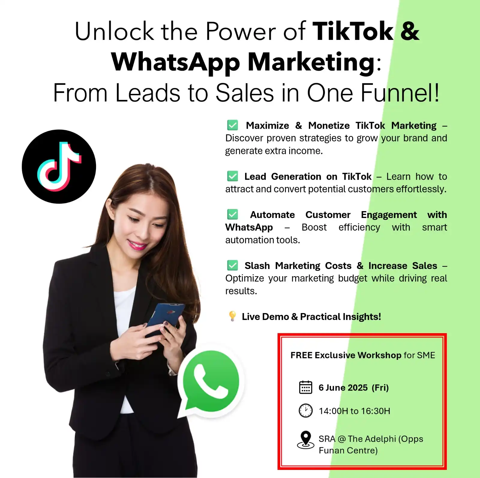 Image from SME Bosses Connect 🇸🇬: 🚀 *From Leads to Sales in ONE Funnel!* Ready to turn your TikTok con...