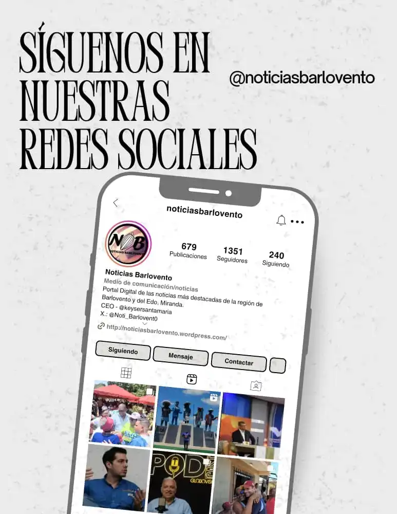 Image from Noticias Barlovento: https://www.instagram.com/noticiasbarlovento?igsh=MTBmZ3ZvcmRoNmJkdg==...