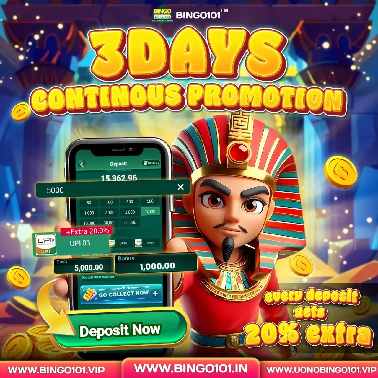 Image from BINGO101 Official: 🔹 Important Bonus Update & Special Deposit Promo! 🔹 Dear Bingo101 p...