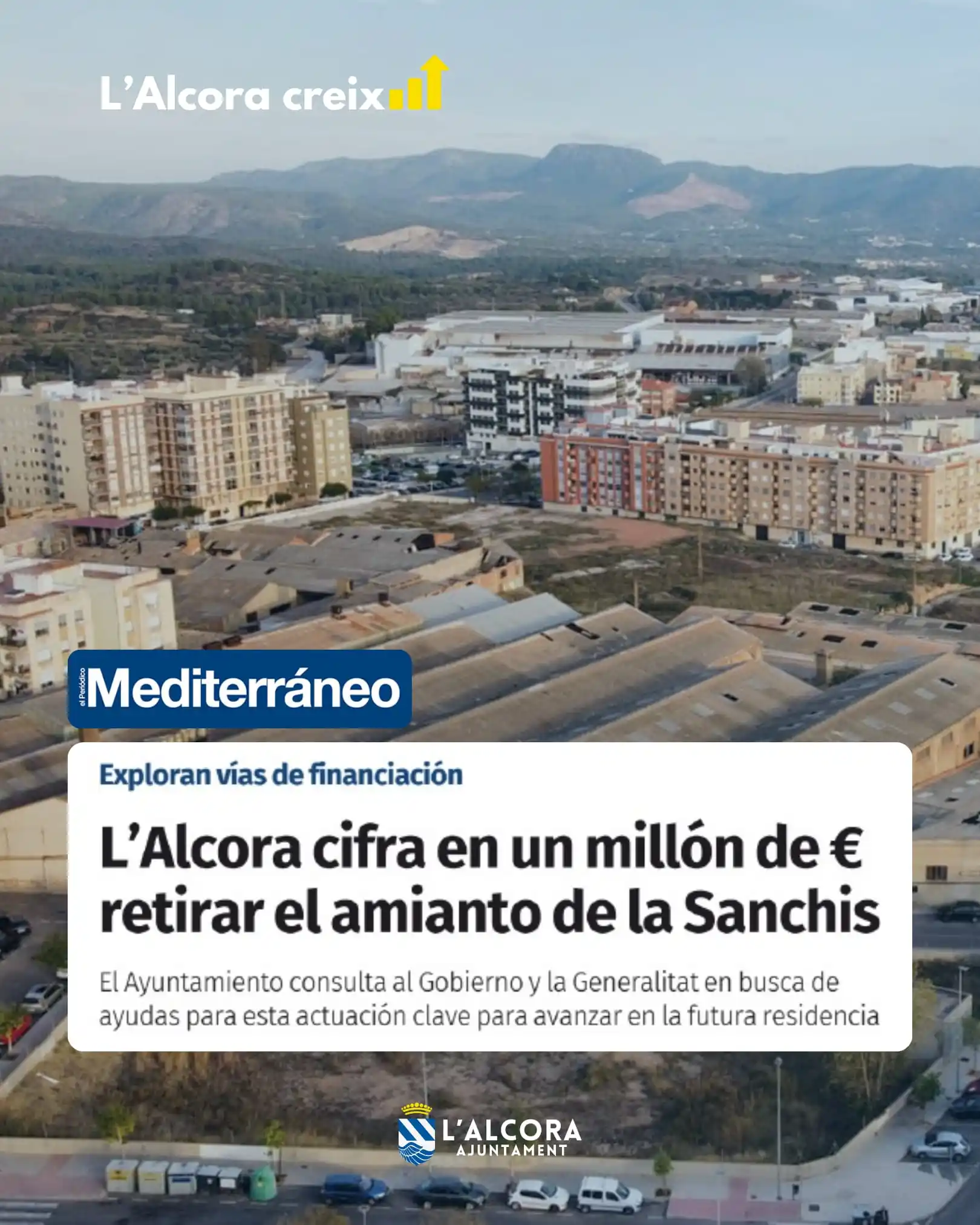 Image from Ajuntament de l’Alcora: 📢 L’Ajuntament de l’Alcora ha sol·licitat informació al Ministeri d’H...