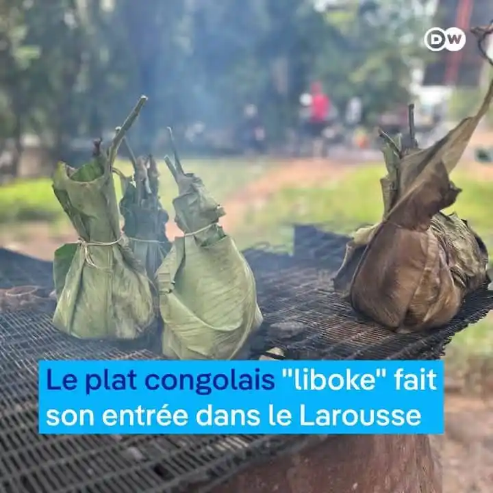 Image from Reality 24: Le célèbre plat congolais “liboke” (maboke au pluriel), cuit à l’étouf...