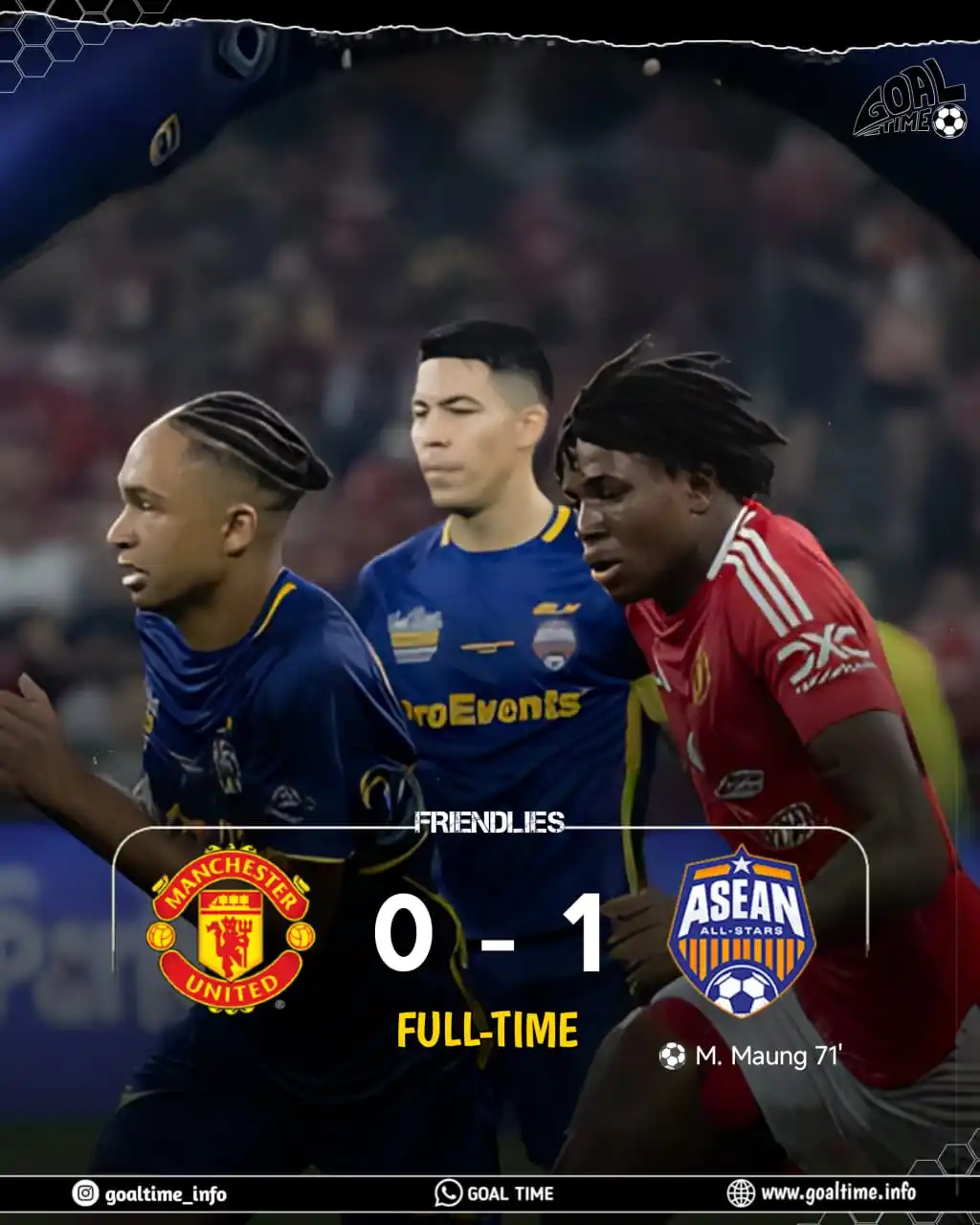 Image from GOAL TIME: MU KALAH ASEAN Allstars berhasil mengalahkan Manchester United dengan ...