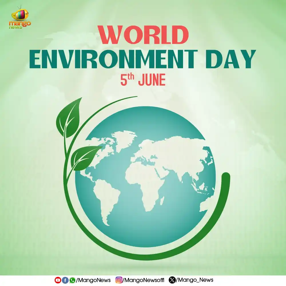 Image from Mango News: *On this World Environment Day 🌍🌱, let us come together to safeguard...
