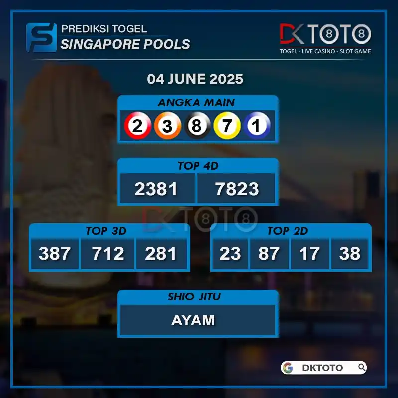 Image from Prediksi Togel | DKTOTO: Prediksi Togel SINGAPORE POOLS di Situs DKTOTO Hari InI, 04 june 2025 ...