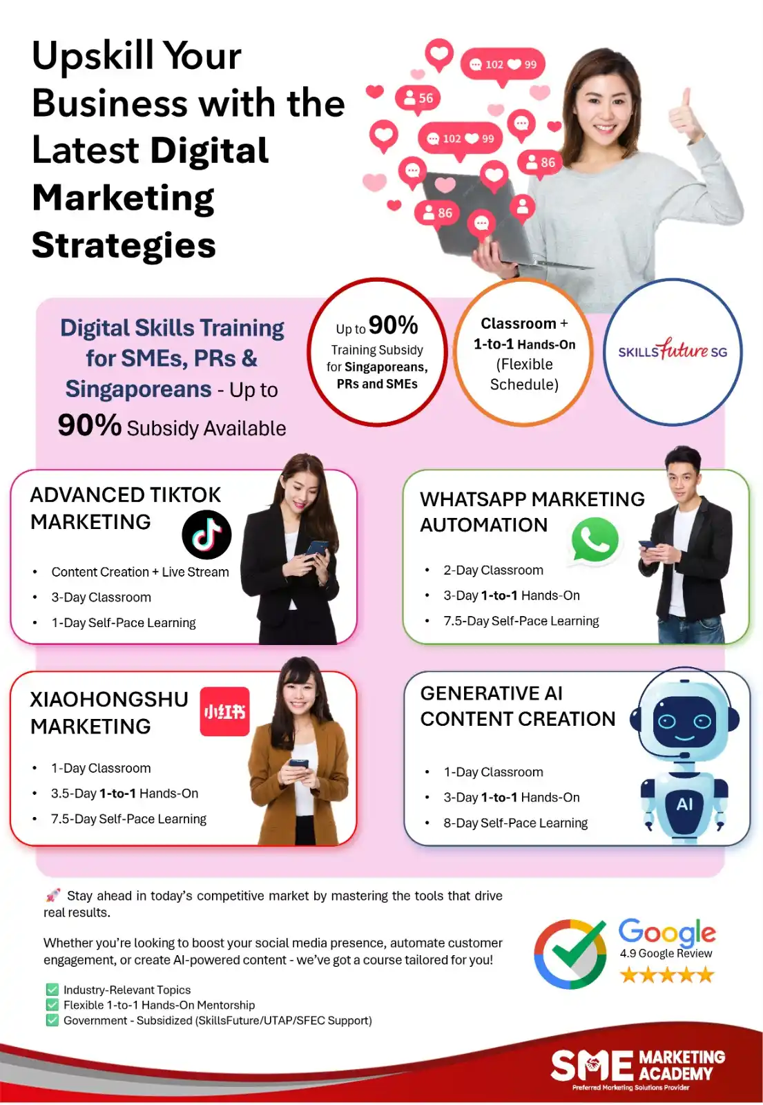 Image from SME Bosses Connect 🇸🇬: *📢 Register Now – Don’t Miss Out on 90% Training Subsidy for SMEs!* ...
