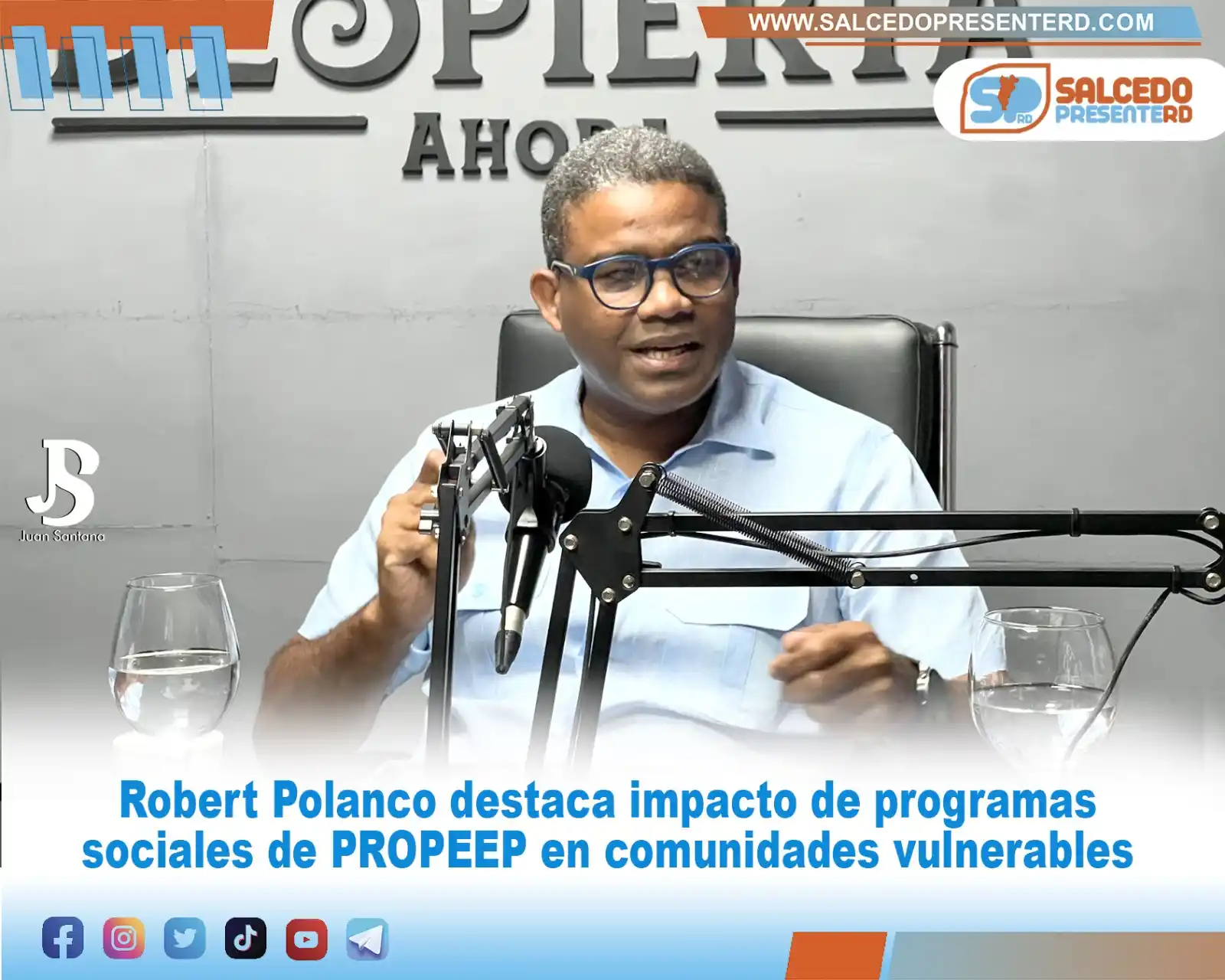 Image from SalcedoPresenteRD.com: Robert Polanco destaca impacto de programas sociales de PROPEEP en com...