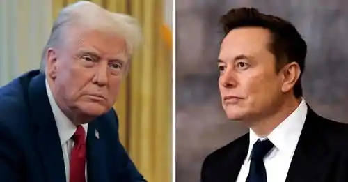 Image from LaScimmiaPensa: Rottura clamorosa tra Elon Musk e Donald Trump: scoppia la lite 👉 htt...