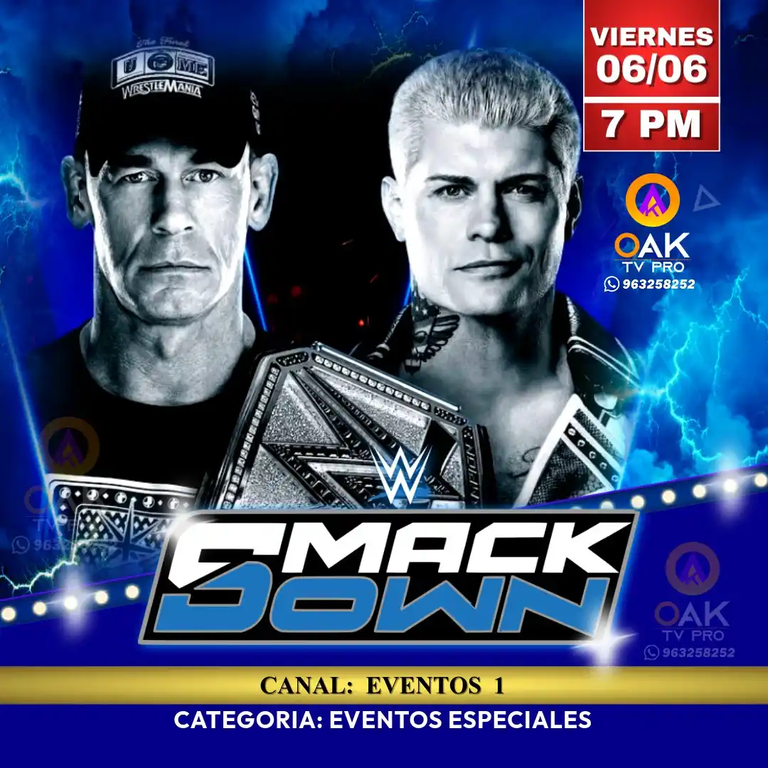 Image from FLYER EVENTOS OAK TV PRO: SmackDown...