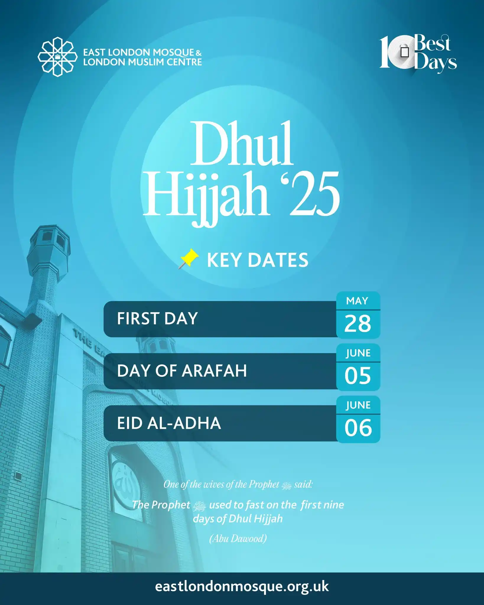 East London Mosque & London Muslim Centre post