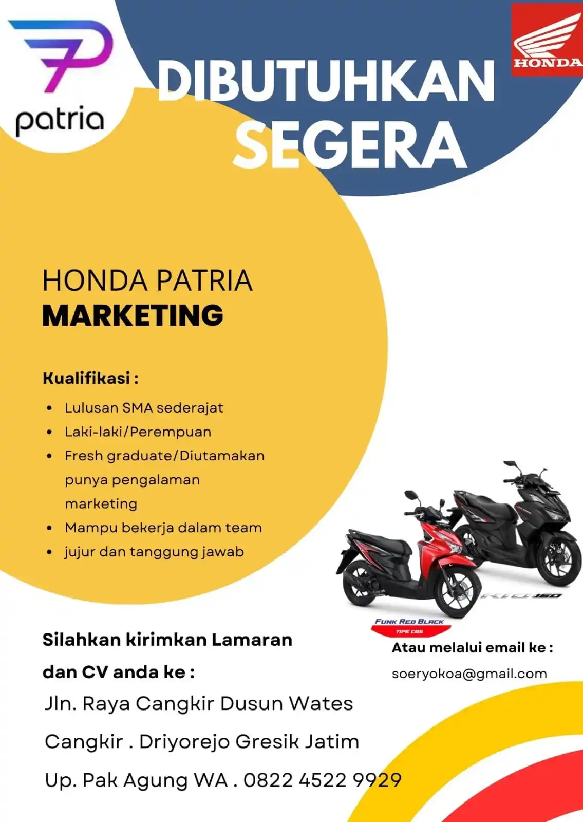 Image from Loker Surabaya Dan Sekitarnya: terbuka untuk umum freshgraduate atau yg sudah berpengalaman langsung ...