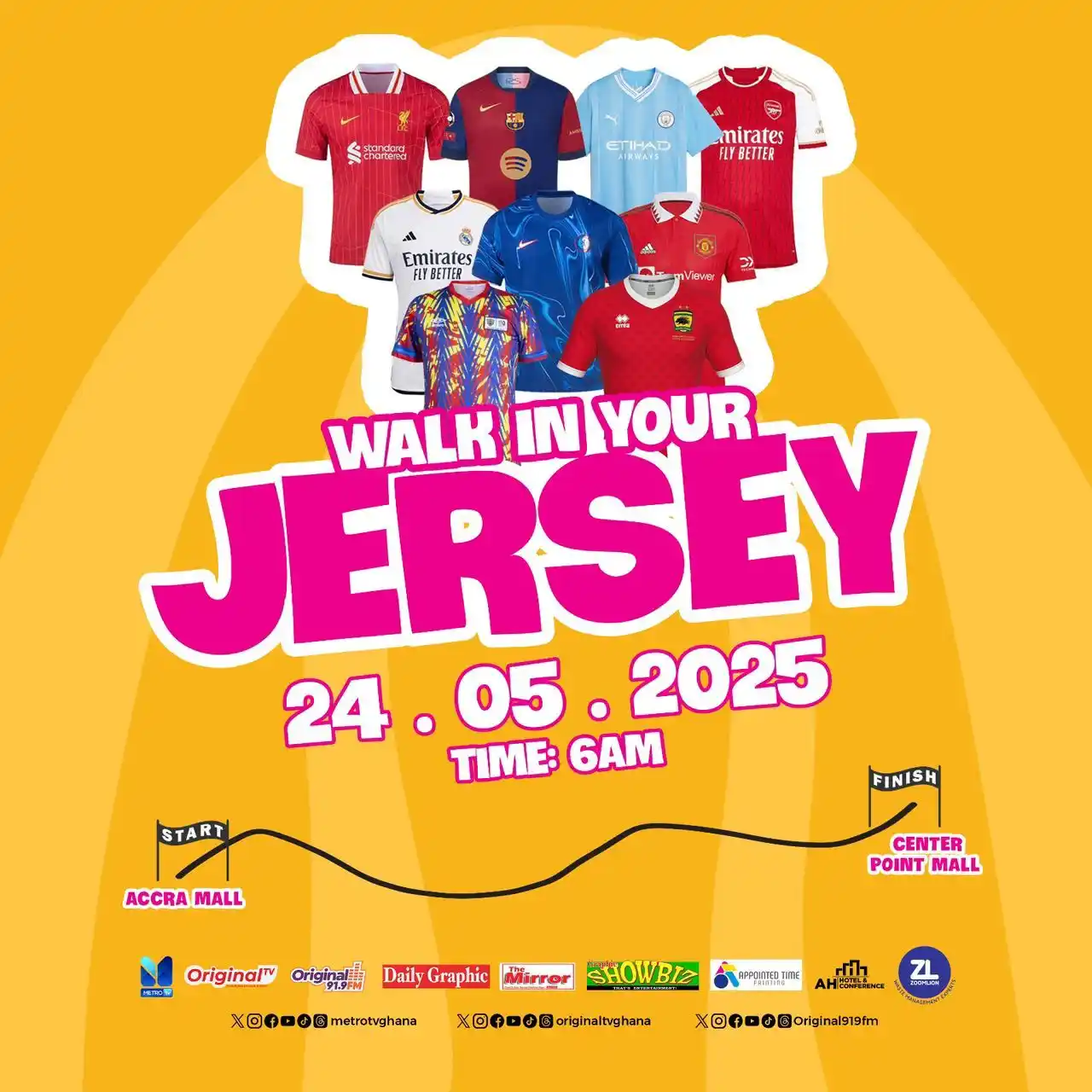 Image from Metro TV Ghana: Walk in Your Jersey! ⚽🔥 Rep your favourite team and join the ultimat...