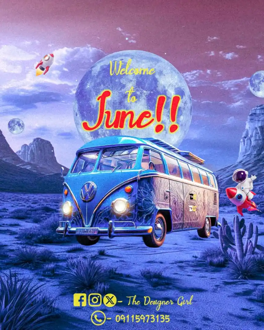 Image from The Designer Girl: Welcome to the month of June! Set fresh goals, embrace growth, and pur...
