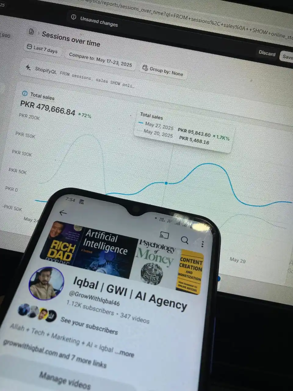 Image from Iqbal | GWI | AI Marketing: 27 May — Day 1: The Turnaround Begins A client approached me with a c...