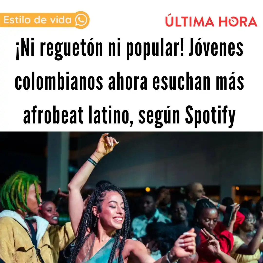 Image from Última Hora Col: Aunque el reguetón sigue siendo el género más popular en Colombia, el ...