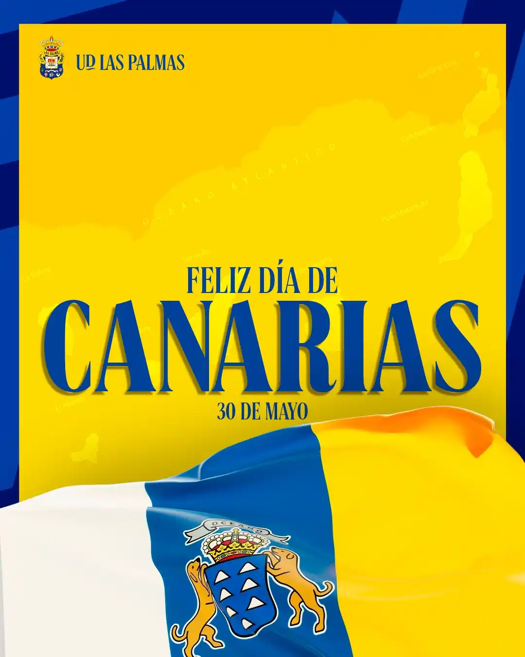 Image from UD Las Palmas: 👋🏽 ¡Buenos días, afición! ¡Feliz <a class="text-blue-500 hover:unde...