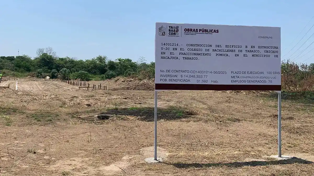 Image from El Heraldo de Tabasco 📰: *🗣Cobatab en Pomoca, Nacajuca será el más grande de Tabasco* 👉https:...