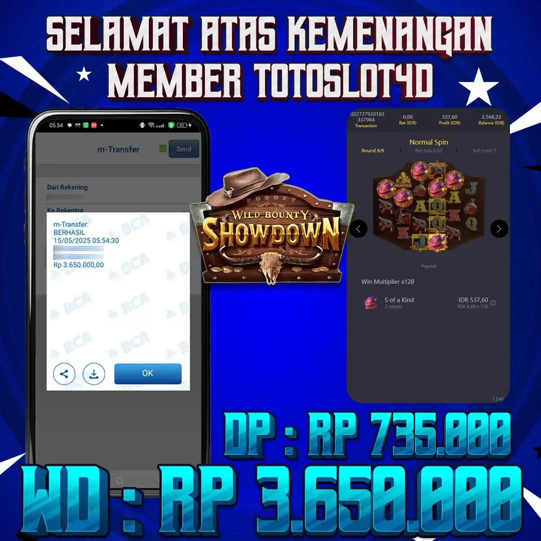 Image from LINK SLOT GACOR ANTI RUNGKAD 💰: 🎉 CONGRATULATION UNTUK PEMENANG DI TOTOSLOT4D! 🎰 🔥 PEMENANG HARI I...