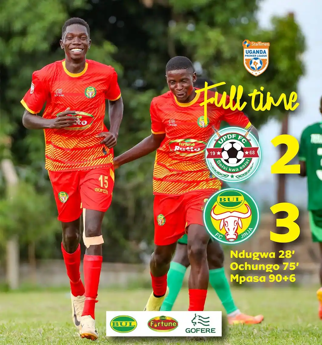 Image from BUL FOOTBALL CLUB: Full time || UPDF 2-3 BUL FC || 3 sweet points from Bombo || See you n...