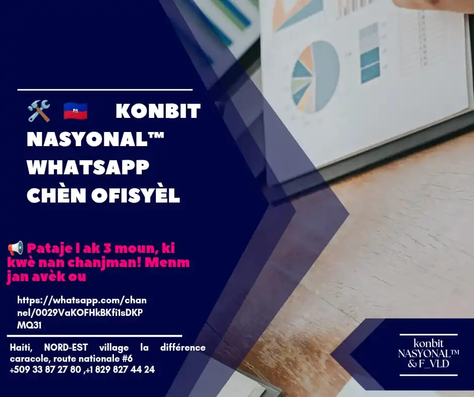 Image from KONBIT NASYONAL L.A™ { F. V.LD {🌍🇭🇹}: 🇭🇹💪🏾 KONBIT NASYONAL lanse chèn ofisyèl li sou WhatsApp! Vini rese...
