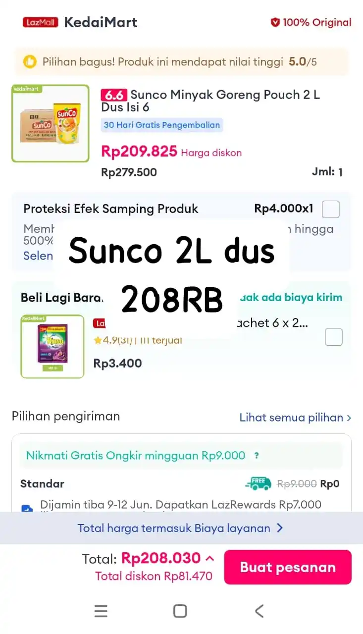 Image from Info Garapan Promo Indomaret Alfamart Racun Shopee Lazada Tokopedia Blibli Tiktok Superin Gojek Grab: Kode voucher Lazada Khusus 8 Juni : *LZD668JUN25* Diskon 50RB minb...