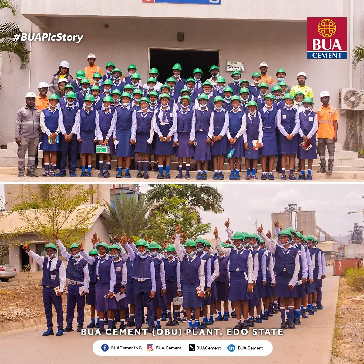 Image from BUA Group Updates: Out of the classroom, into the factory. We hosted science students an...