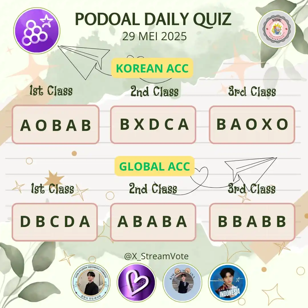 Image from EVERYDAY with WON HYUNSIK 🐹: 📝PODOAL DAILY QUIZ Jawab Quiz harian untuk mendapatkan Jelly Let's ...