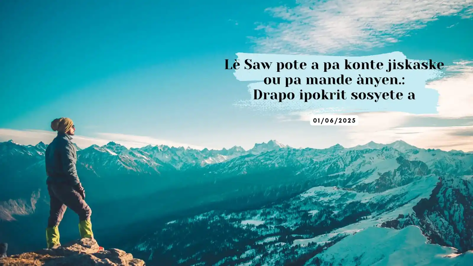 Image from KONBIT NASYONAL L.A™ { F. V.LD {🌍🇭🇹}: 🎯 TIT: 📌 LÈ SA W POTE A PA KONTE JISKASKE OU PA MANDE ANYEN : DRAP...