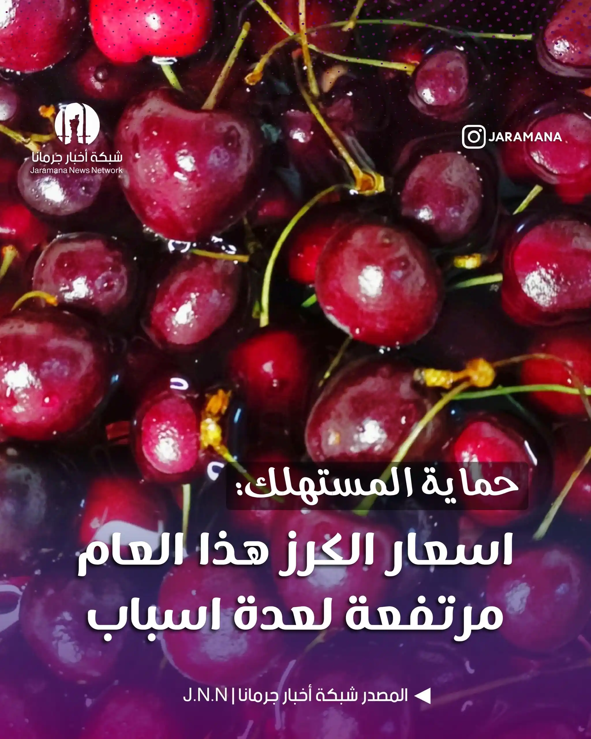Image from أخبار البلد : يشهد سعر الكرز ارتفاعاً ملحوظاً في أسواق <a class="text-blue-500 hover...