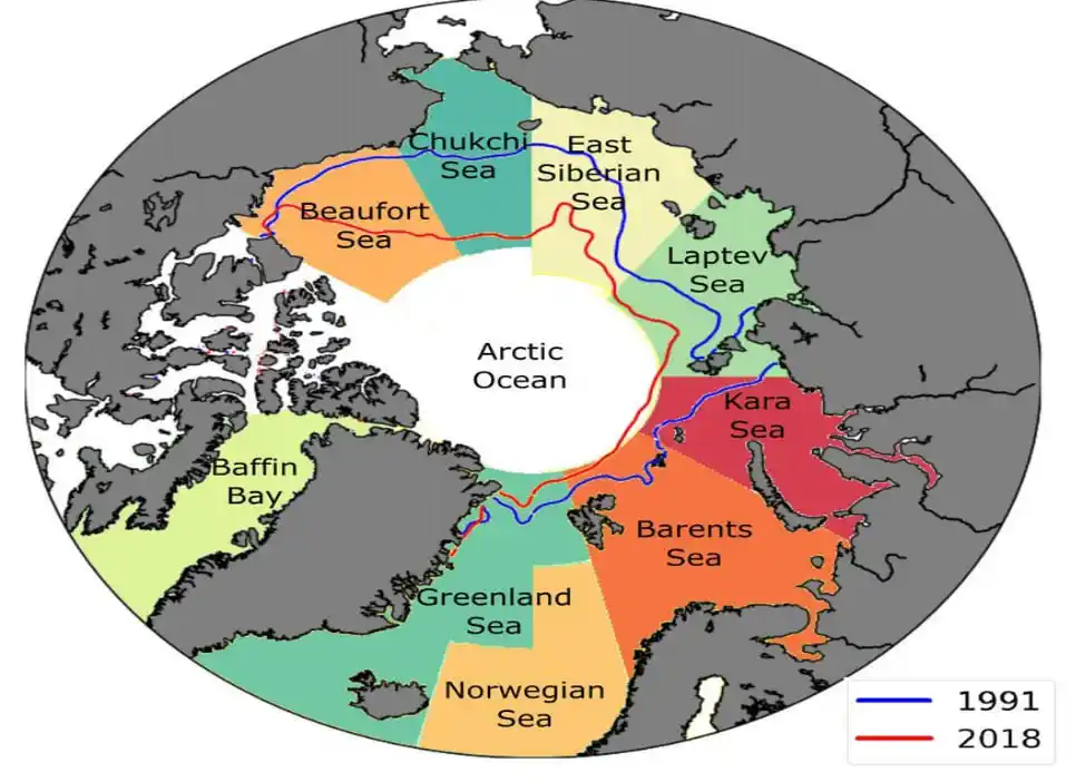 Image from UPSC mapping UPSC UPSC UPPSC MPPSC UPSC UPSC Upsc UPSC UPSC UPSC UPSC UPSC UPSC BPSC SSC CSAT UPSC™: 🔆 ARCTIC CIRCLE 📍 Water Bodies ✅ Chukchi Sea: Connected to the Be...