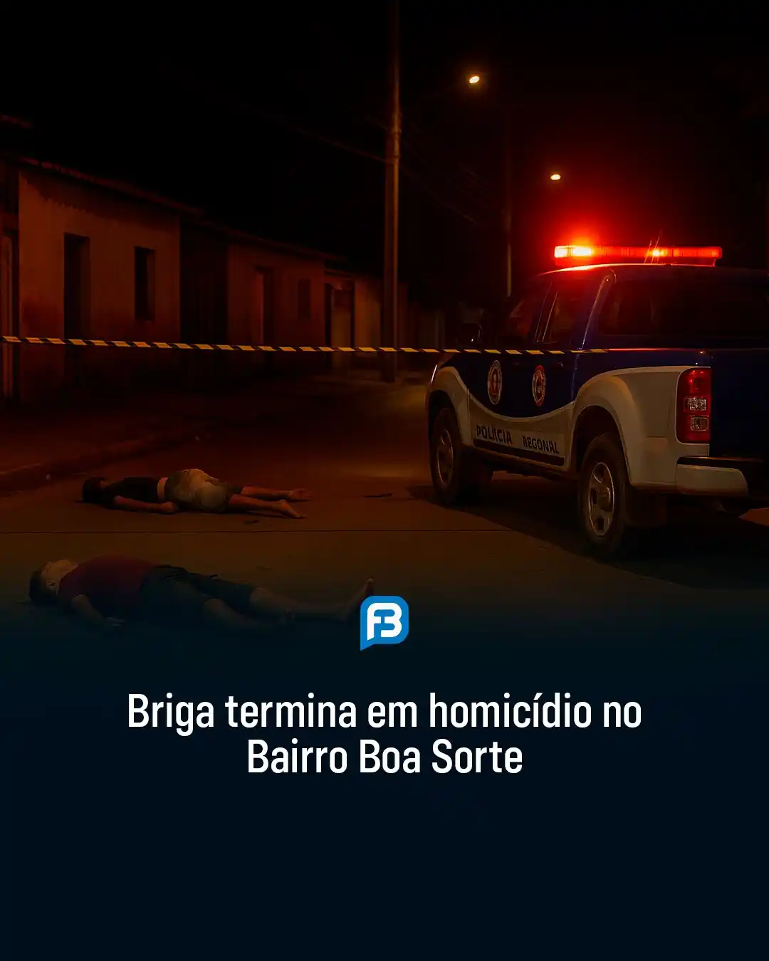 Image from Fala Barreiras, Portal de Notícias: *BRIGA TERMINA EM HOMICÍDIO NO BAIRRO BOA SORTE* _Briga termina em hom...